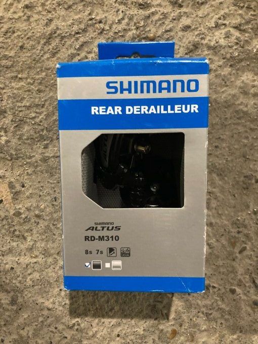 SHIMANO ALTUS Dérailleur arrière RD-M310-Smart 8/7 vitesses